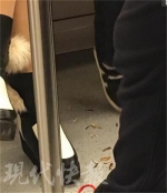 南京地铁现“瓜子女” 翘二郎 瓜子壳吐一地 - 江苏音符