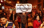 美多地民众游行示威 抗议特朗普当选总统 - 江苏音符