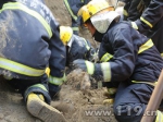 工地突塌方三工人被埋压 扬州消防紧急营救[图] - 消防总队