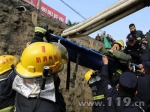 工地突塌方三工人被埋压 扬州消防紧急营救[图] - 消防总队