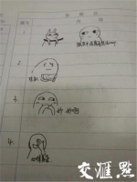 南京一高校期末考“斗图”让学生画表情包答题 - 新浪江苏