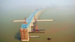 沪通长江大桥横港沙桥钢梁架设基本完成 - 交通运输厅
