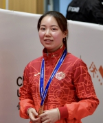 江苏运动员车晓婷获得第十三届全运会射击女子10米气手枪冠军 - 体育局
