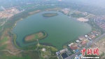 航拍如皋龙游湖美景。　于从文　摄 - 江苏新闻网