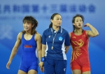 江苏运动员倪捷获得第十三届全运会国际式摔跤女子自由式48公斤级冠军 - 体育局