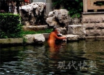 光天化日下，居然有人赤身裸体在河里洗澡，听起来很不可思议，然而这一幕就发生在了南京市阅江楼的河边。 - 新浪江苏