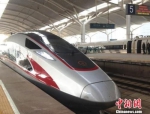 9：07，G6次列车进入徐州东站。　朱志庚　摄 - 江苏新闻网