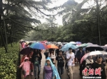 2日，南京中山陵迎来海量游客。　杨颜慈 摄 - 江苏新闻网