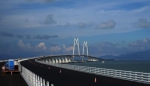 2017年6月8日，世界上最长的跨海大桥-港珠澳大桥全线贯通在即。图片来源：视觉中国 - News.Jstv.Com