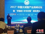 中国大闸蟹产业高峰论坛现场 - 江苏新闻网