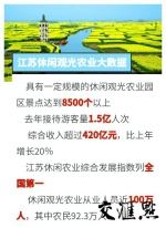江苏休闲观光农业接待游客量突破1.5亿人次，景点达8500个 - 新华报业网