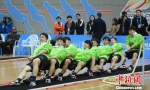 韩国队在比赛中。　朱志庚 摄 - 江苏新闻网