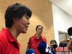 郎平26日在南京接受媒体记者采访。　朱晓颖 摄 - 江苏新闻网
