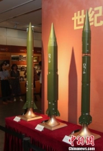 图为展出的部分导弹模型。　泱波 摄 - 江苏新闻网