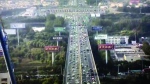 10月4日,江阴大桥，车流量已经较大 省交通运输厅供图 - 新浪江苏