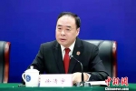苏州中院党组书记、院长徐清宇在新闻发布会上。法院供图 - 江苏新闻网