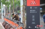 资料图：合肥市民在共享单车推荐停放点取车。中新社记者 张娅子 摄 - 新浪江苏