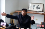 图为南京大屠杀幸存者傅兆增。　泱波 摄 - 江苏新闻网