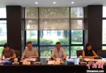 30日，江苏省商务厅在南京举行新闻发布会，公布今年以来江苏省商务运行情况。　朱晓颖　摄 - 江苏新闻网
