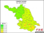 受“美莎克”外围影响，江苏气温下降。江苏气象 供图 - 江苏新闻网
