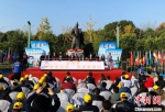 11月14日，以“感知大运河，保护地球村”为主题的国际青年学生研学之旅在扬州启动。　崔佳明 摄 - 江苏新闻网