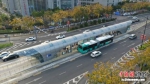 盐城新改建的BRT。盐城市委宣传部供图 - 江苏新闻网