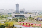 航拍扬州中国大运河博物馆。　泱波 摄 - 江苏新闻网