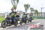 街面巡逻。亭湖警方供图 - 江苏新闻网