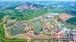 野生动物园船行区俯瞰图。徐州九顶山野生动物园供图 - 江苏新闻网