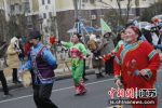三人花鼓表演。 于从文 摄 - 江苏新闻网