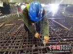 施工现场。中国能建葛洲坝一公司南京地下空间项目部供图 - 江苏新闻网