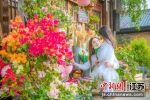 图为无人售卖鲜花店。江苏省文旅厅供图 - 江苏新闻网