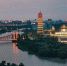 扬州中国大运河博物馆流光溢彩。　泱波　摄 - 江苏新闻网