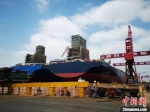图为5月19日，江苏靖江，江苏新时代造船有限公司内某处施工现场。　中新社记者 葛勇 摄 - 江苏新闻网