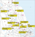 图 4 "端午"期间重要施工路段 - 新浪江苏