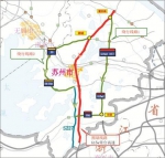 图 8 苏通大桥—浙江绕行线路 - 新浪江苏