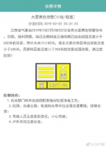 江苏发布大雾黄色预警 淮北局部地区将出现强浓雾 - 新浪江苏