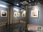 扬名画院中的展陈。孙权 摄 - 江苏新闻网